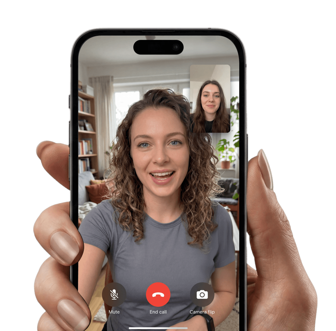 Video call with clinician
