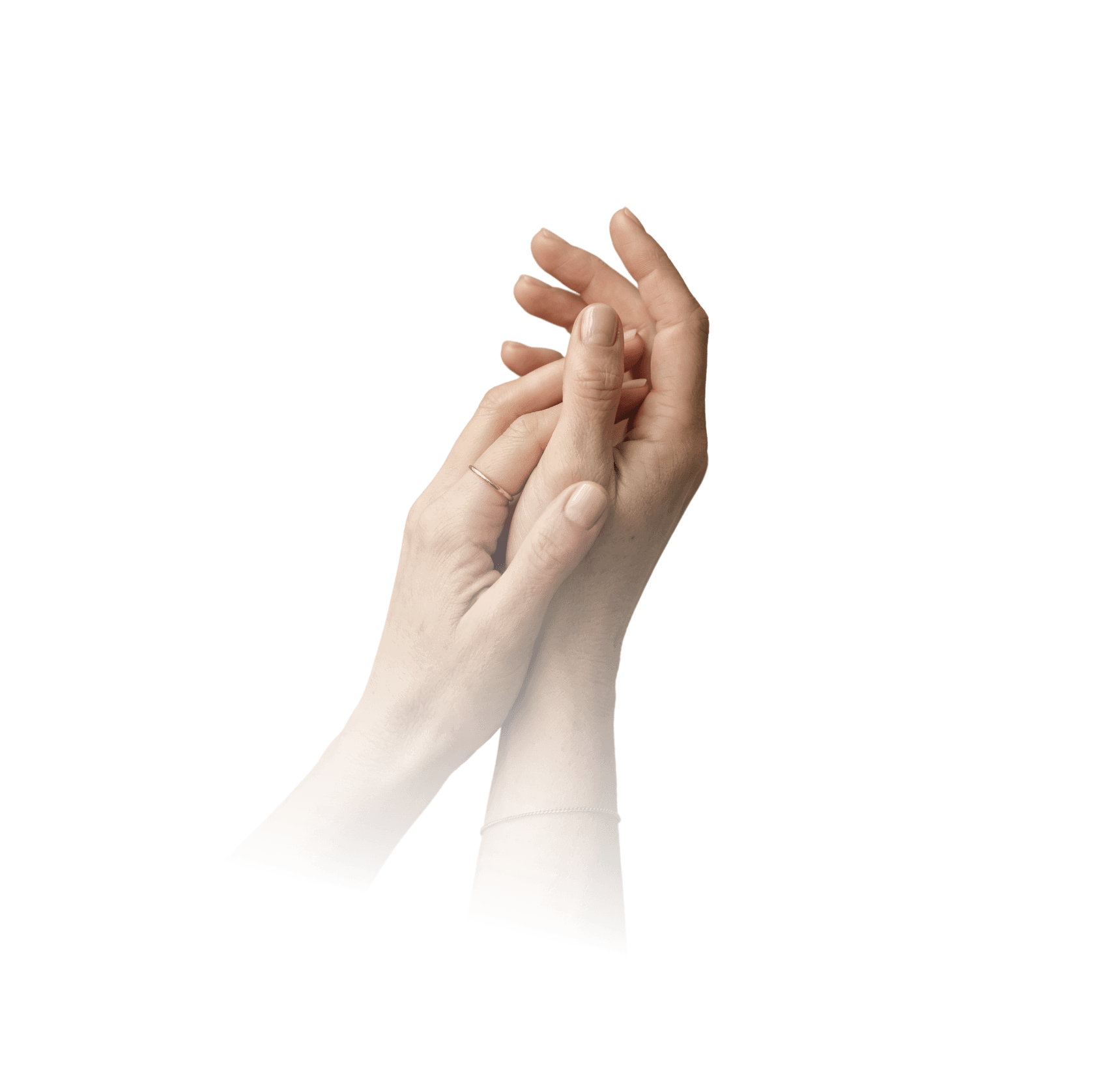 Hands reaching out